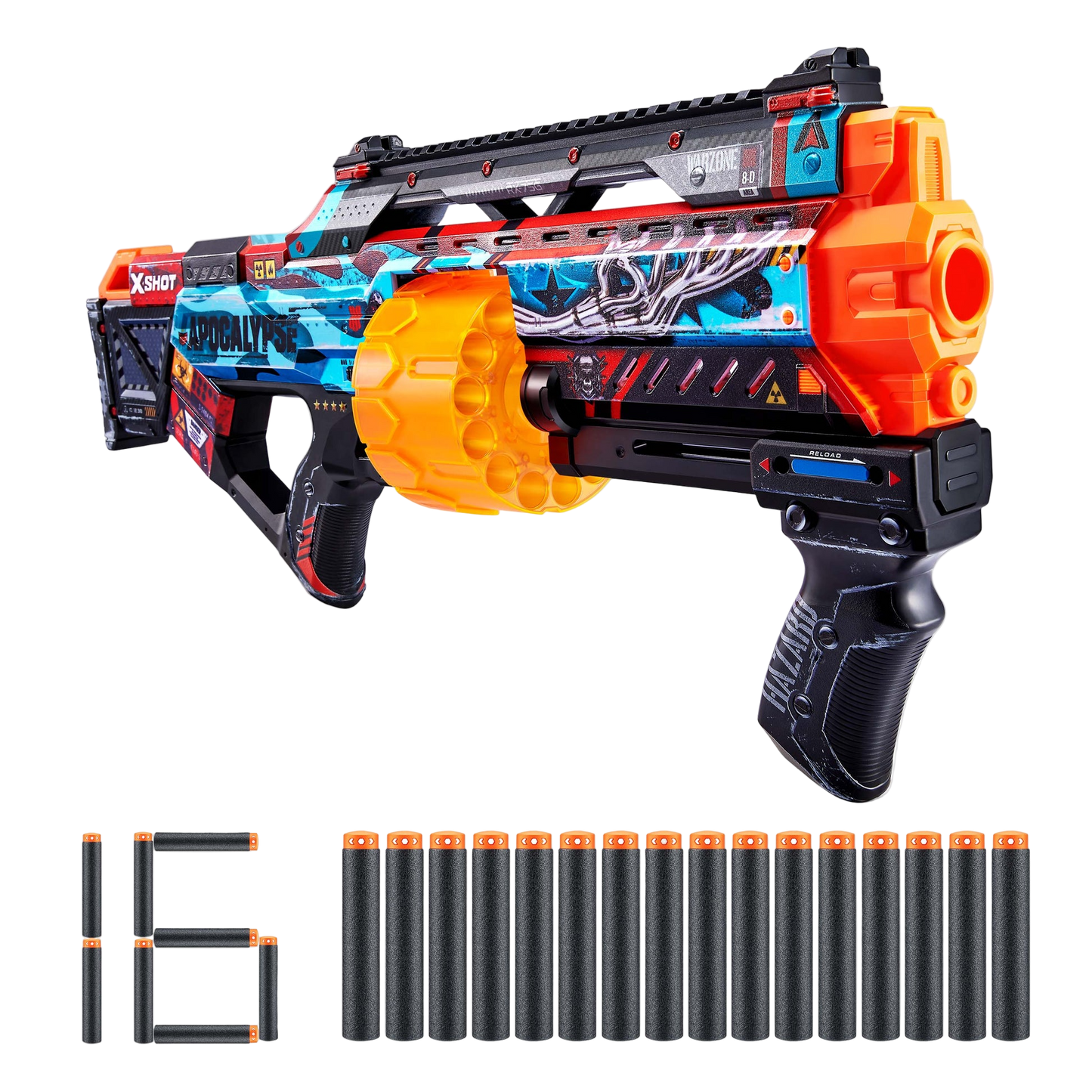 Zuru X-Shot Soft Dart Gun with 16 Soft Darts