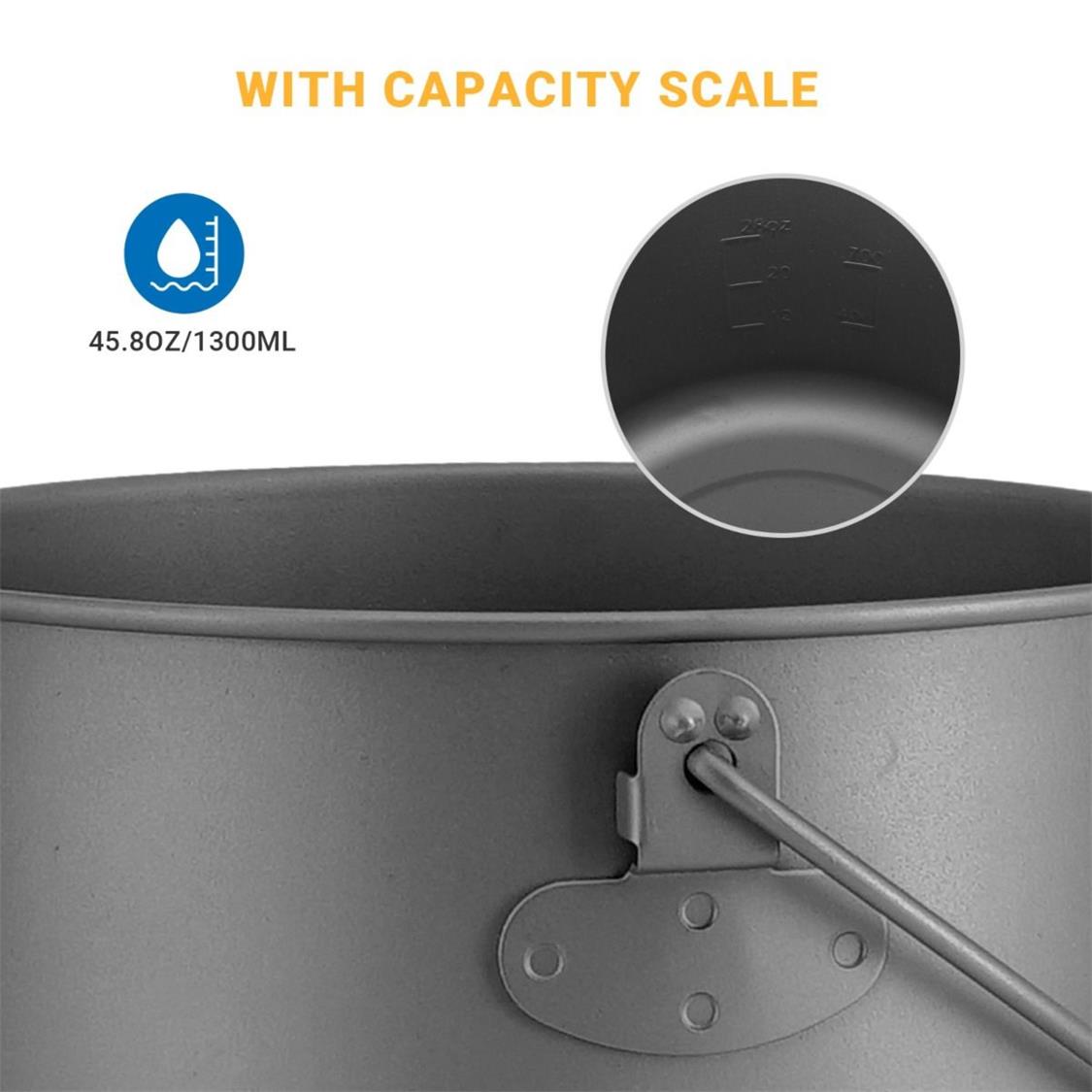 Cook'n'Escape 1300ml Titanium Hanging Pot (5)