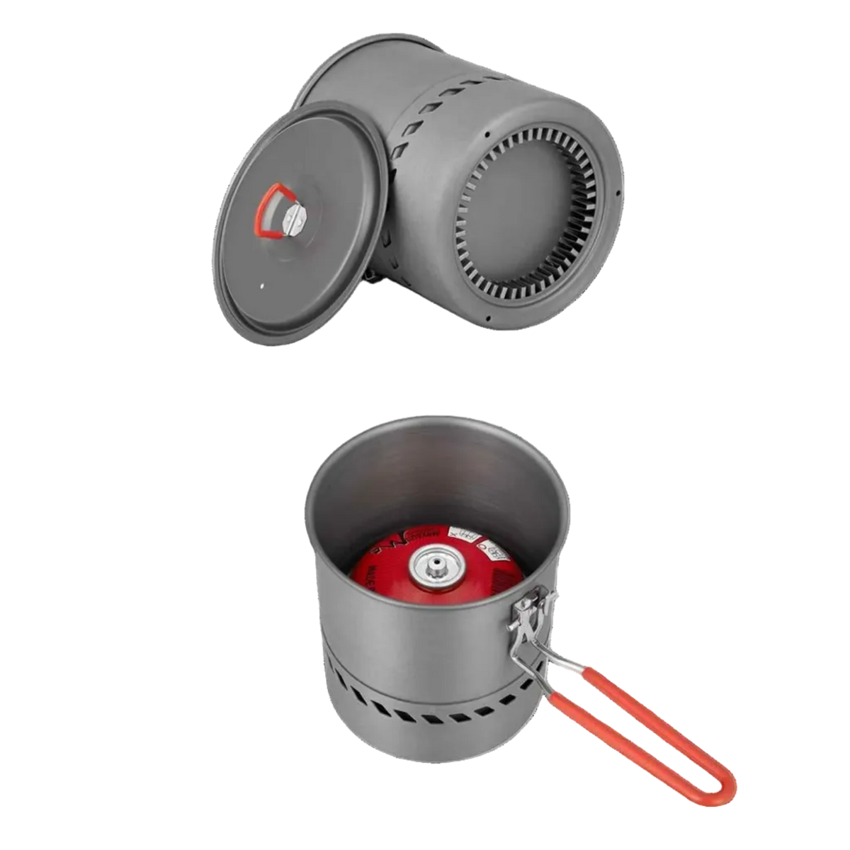 BULIN Camping Cooking Pot with Heat Exchanger