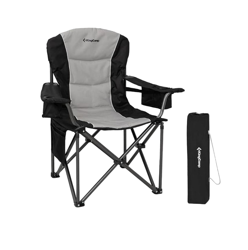 KingCamp JUNIPER Folding ArmChair - HEAVY DUTY 205kg