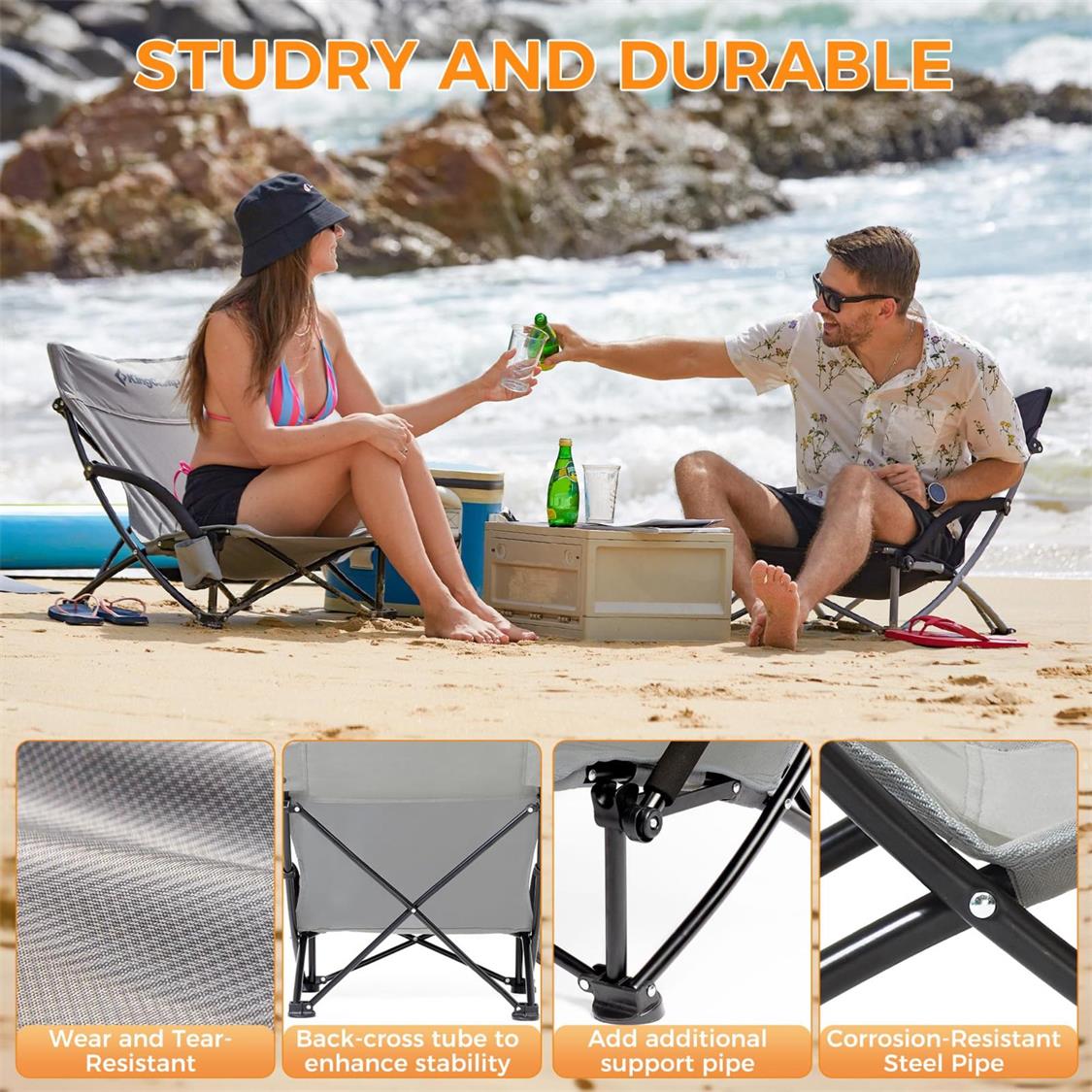 Kingcamp Folding Backpack Beach Chair 2 pack (3)