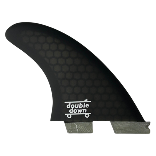 Double$down Dual Tab Fibreglass 3 Fin set, side fin