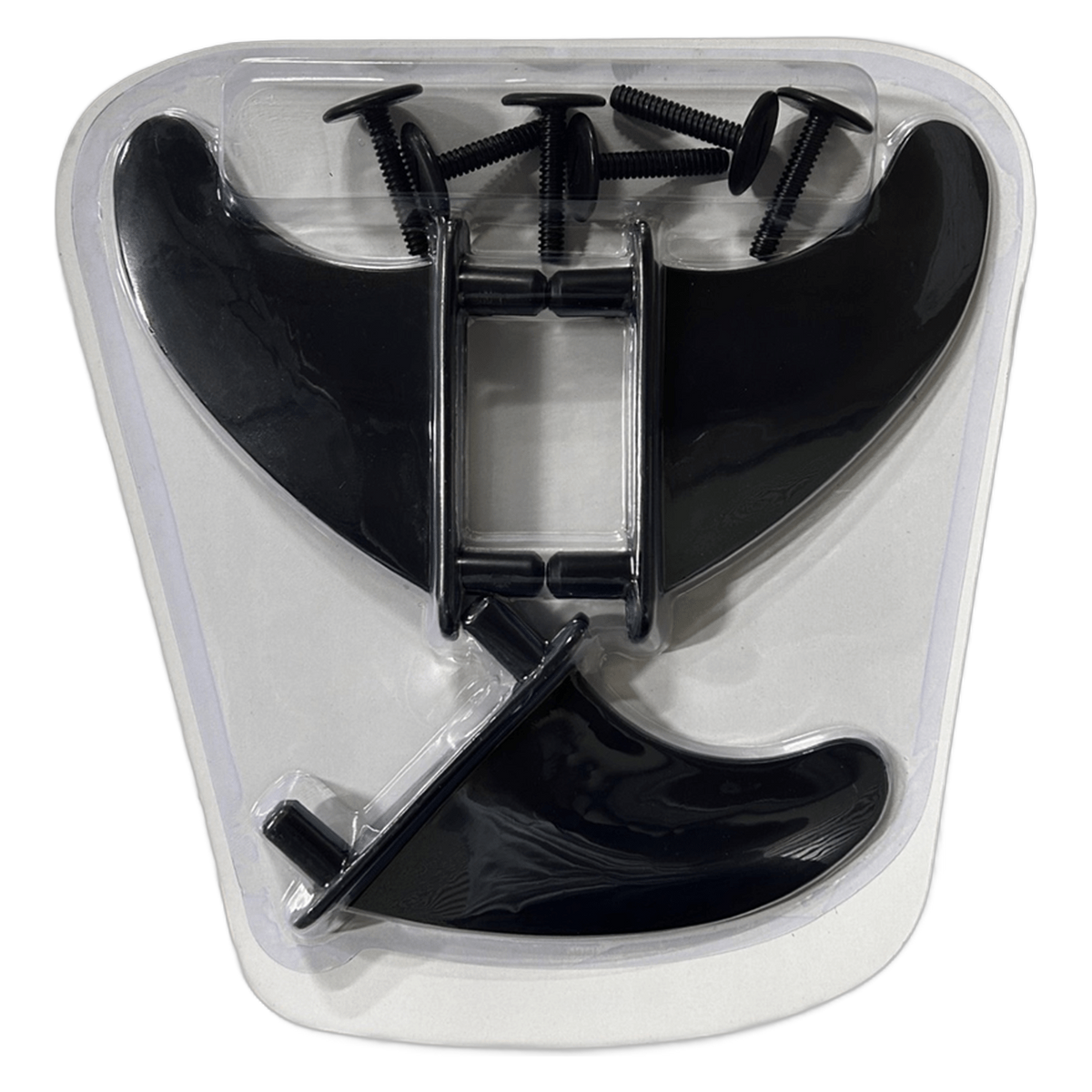 Double$down Softboard Thruster Fin Set, in pack