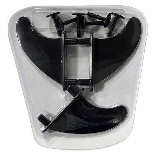 Double$down Softboard Thruster Fin Set, in pack