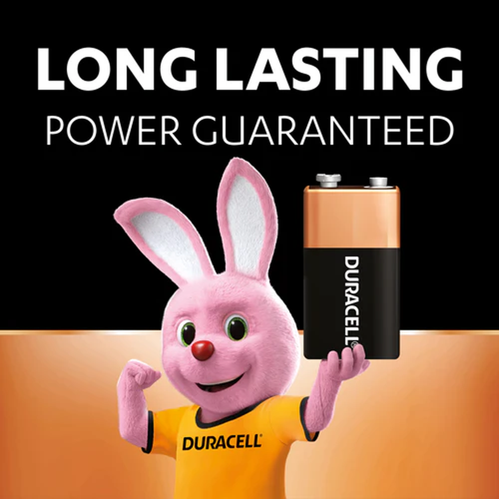 Duracell Coppertop 9V Alkaline Batteries - 12 Pack, long lasting