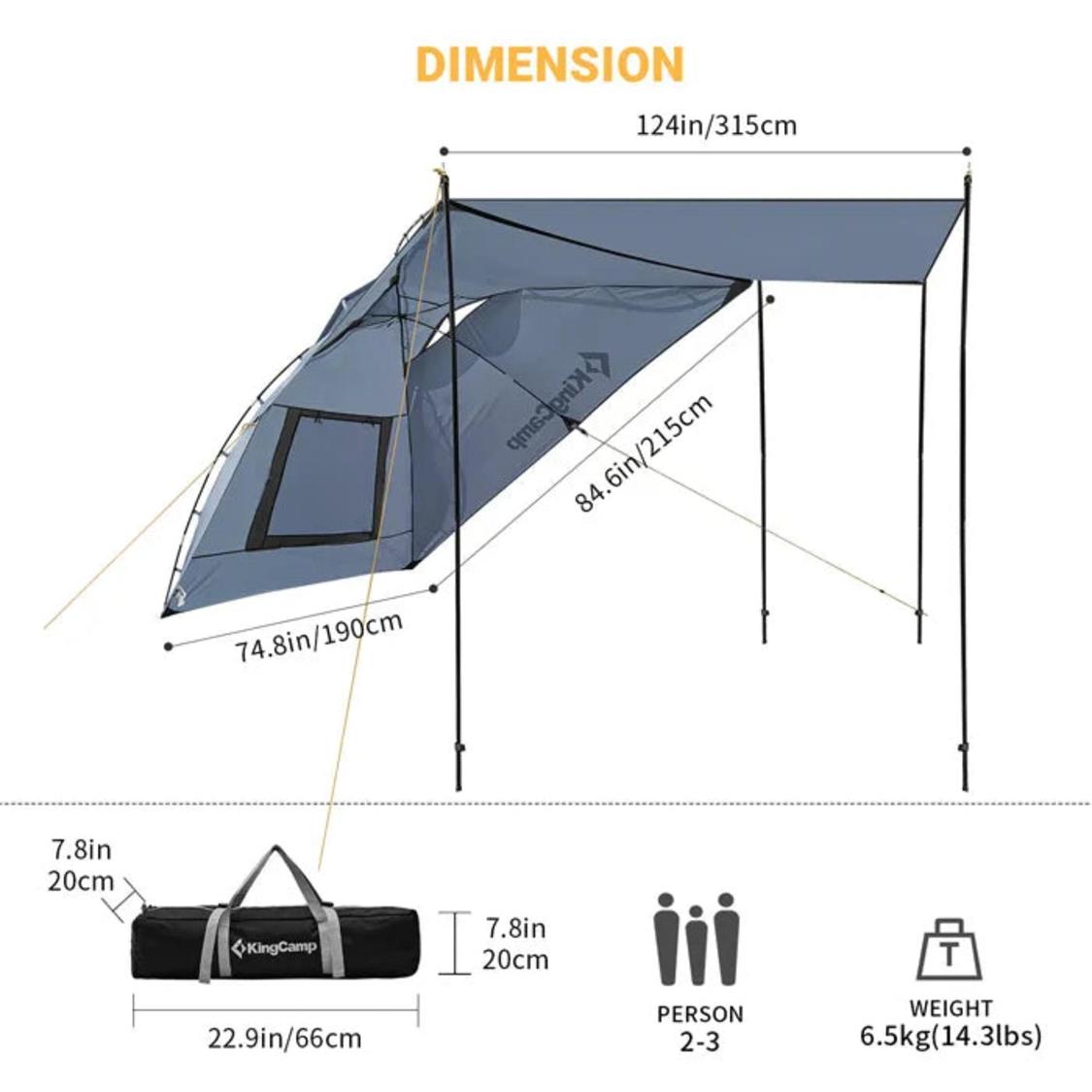 KingCamp COMPASS PLUS AWNING  (6)