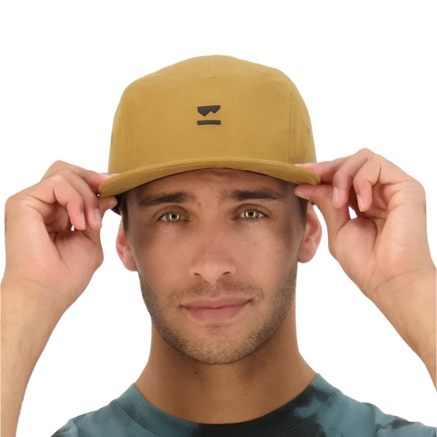 Mons Royale Ridgeline 5 Panel Cap Toffee