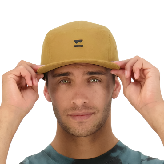 Mons Royale Ridgeline 5 Panel Cap Toffee