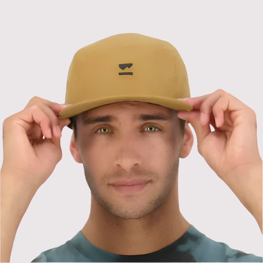 Mons Royale Ridgeline 5 Panel Cap Toffee