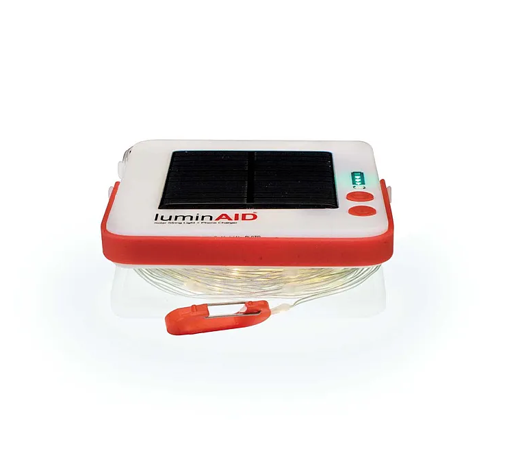 LuminAID Solar String Light + phone charge