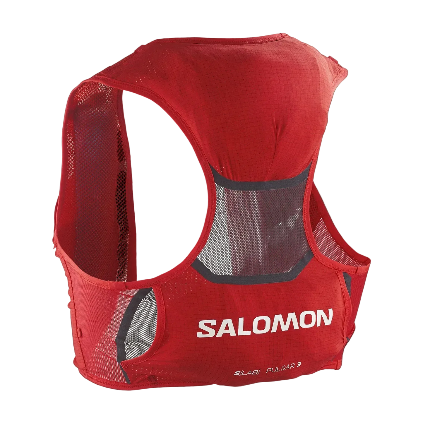 Salomon S/Lab Pulsar 3 With Flasks-Fiery Red/Black-S
