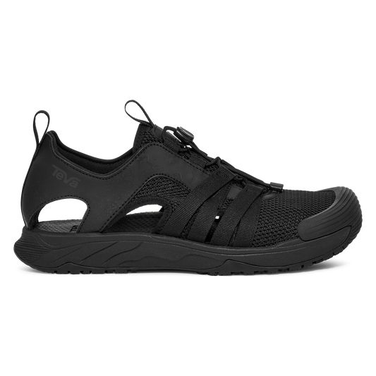 Teva Hydratrek Sandal CT men's closed-toe water sandal in Black, side view