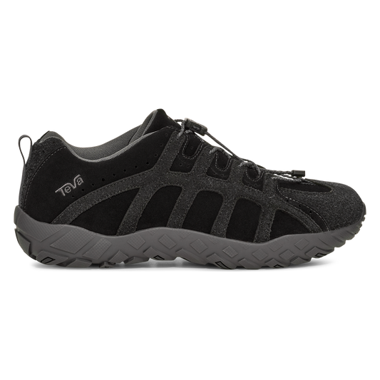 Teva NeoGamma Leather men's sneaker in Black, side view