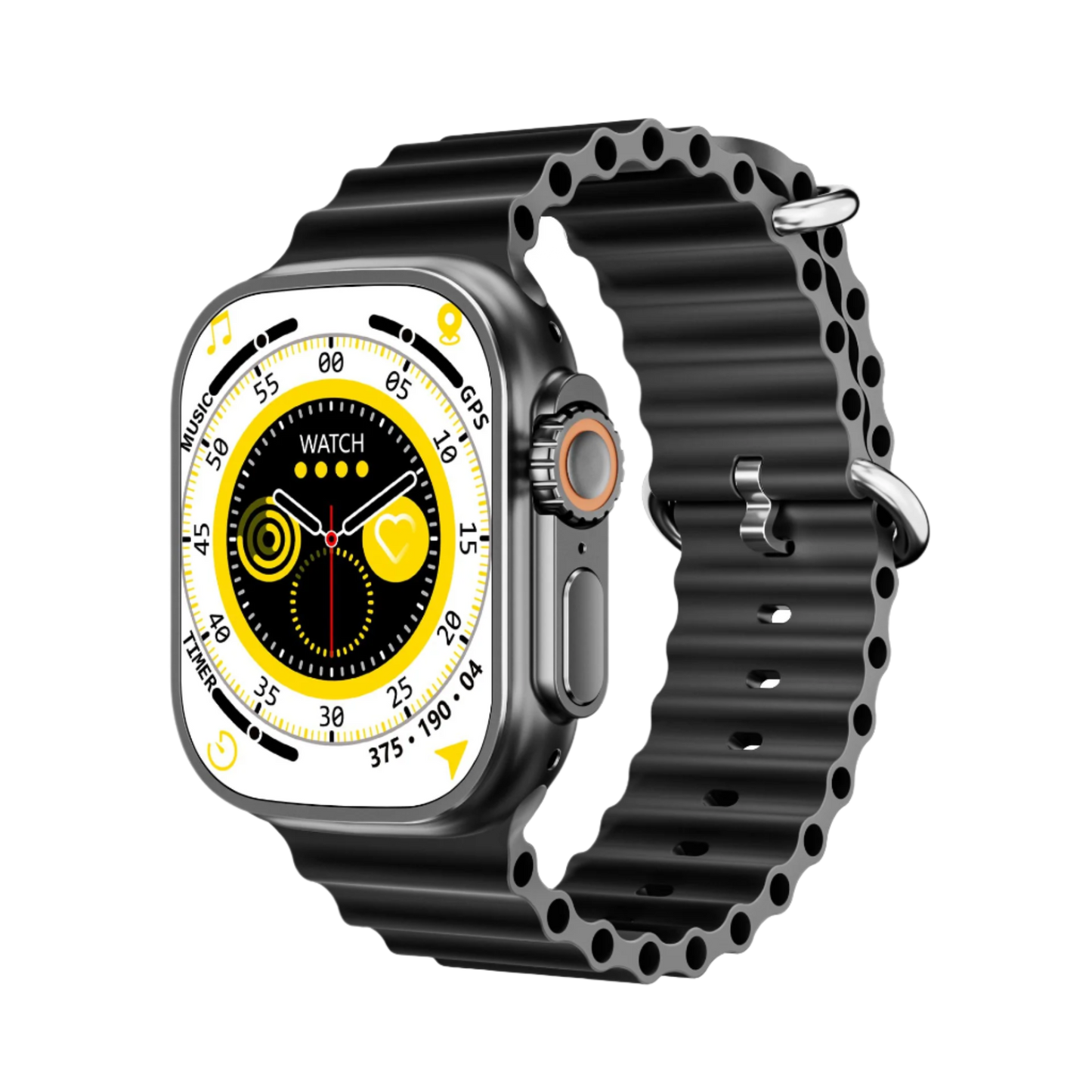 WS85 Ultra Smart Watch - Black