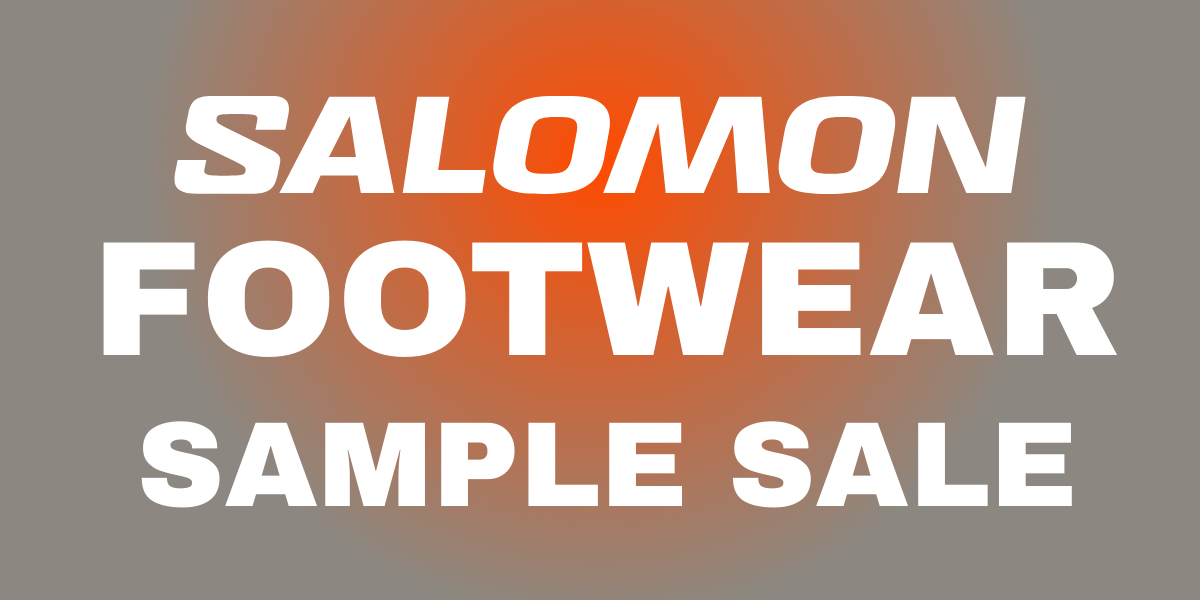 SALOMON FOOTWEAR SAMPLE SALE