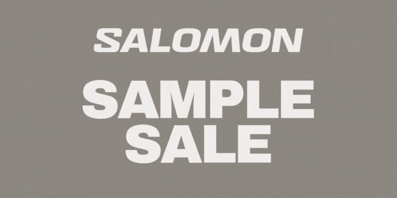 SALOMON SAMPLE SALE