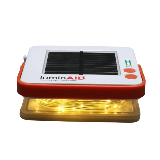 LuminAID Solar String Light + phone charge