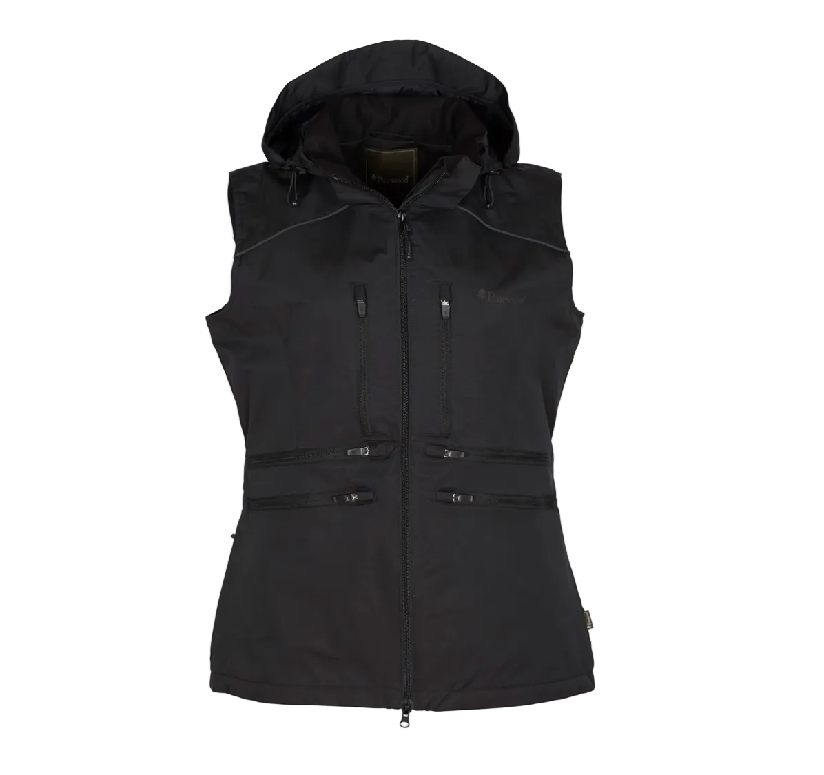 Pinewood Windblocker Women's Vest Black - Large