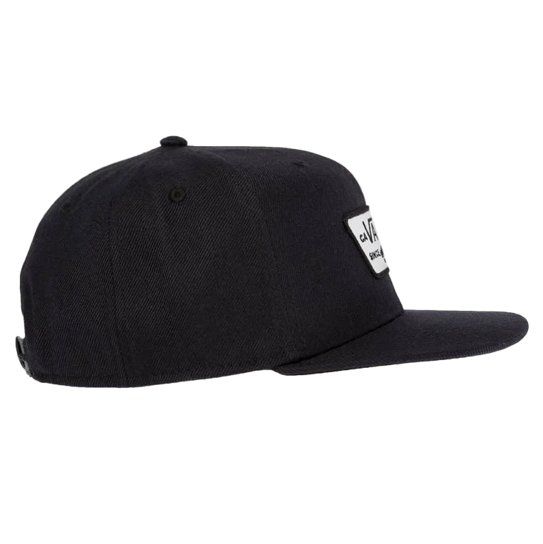 Vans Full Patch Snapback Hat True Black