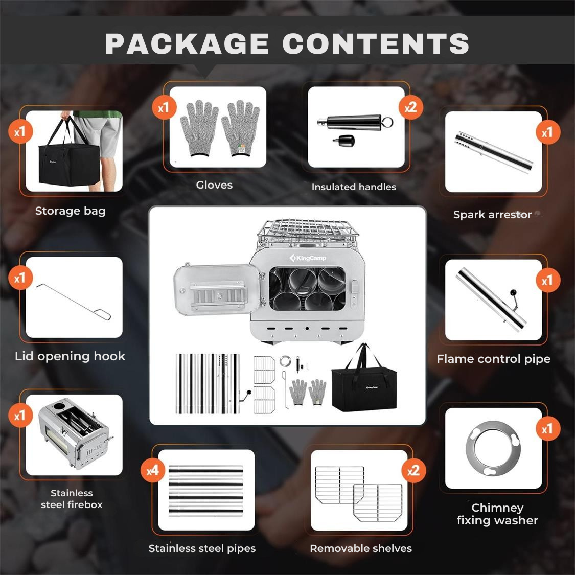 SUREFIRE STOVE CONTENTS