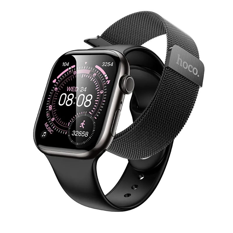 Nexus Pulse IPX6 Waterproof Smartwatch - Black