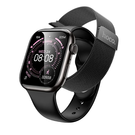 Nexus Pulse IPX6 Waterproof Smartwatch - Black