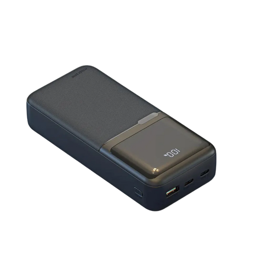 Titan PowerUp 20000mAh 22.5W PD QC Super Fast Powerbank Black - With Cables