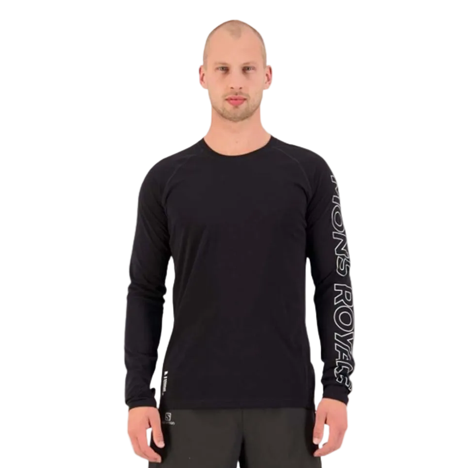 Mons Royale Temple Men's LS Top Black