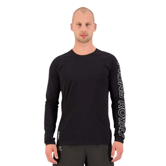 Mons Royale Temple Men's LS Top Black