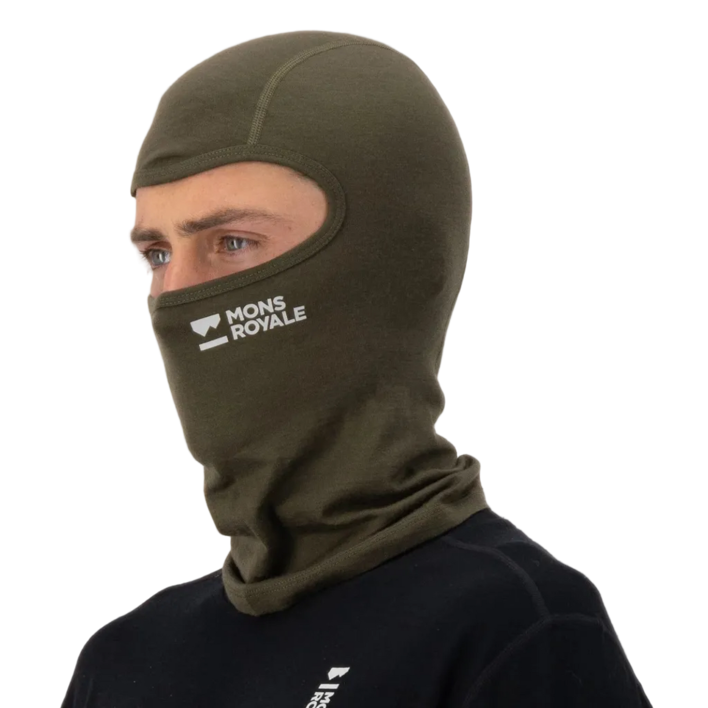 Mons Royale B3 Merino Balaclava Unisex Dark Olive