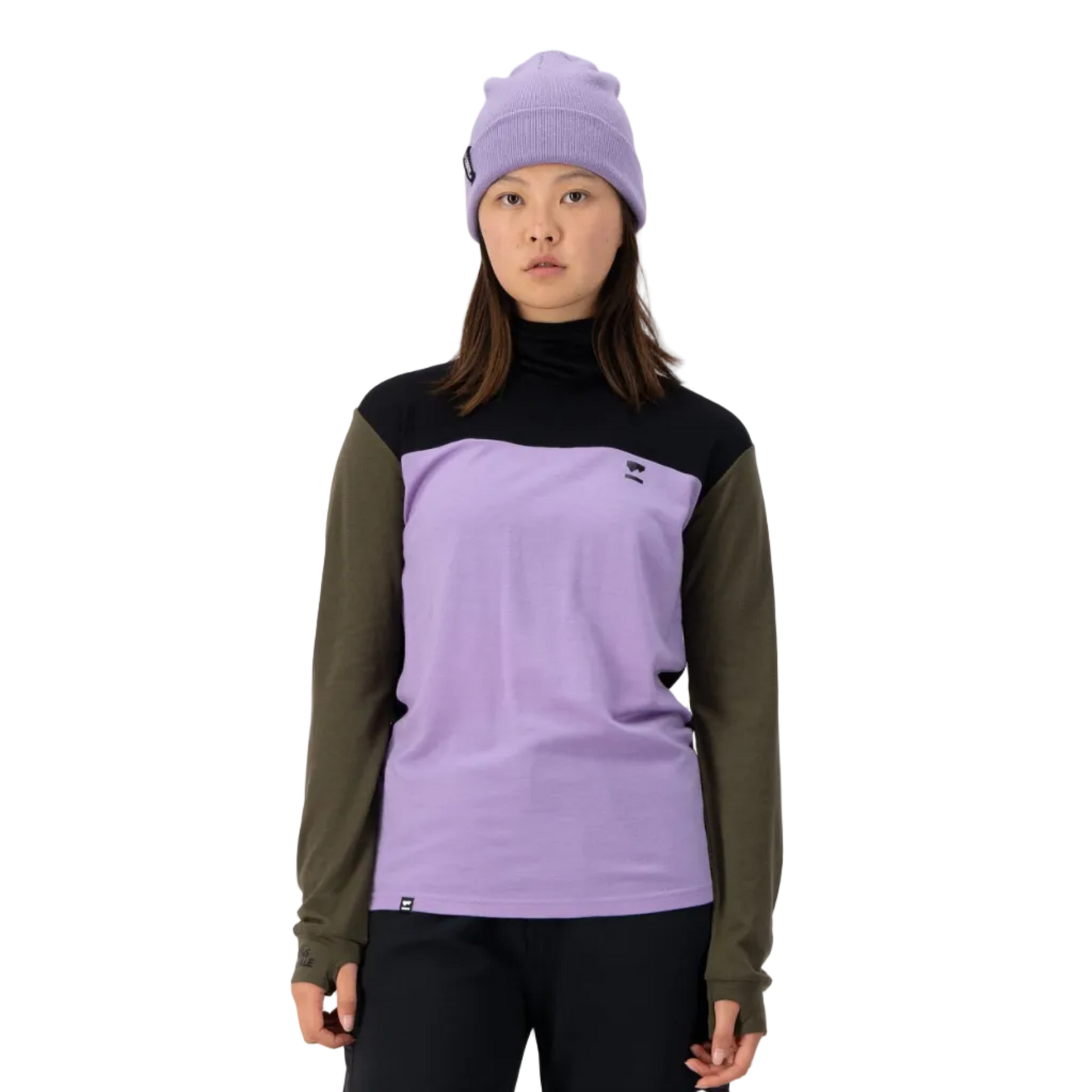 Mons Royale Yotei Merino High Neck Women's LS Top