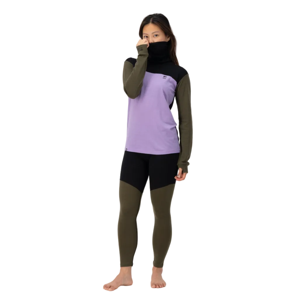 Mons Royale Yotei Merino High Neck Women's LS Top