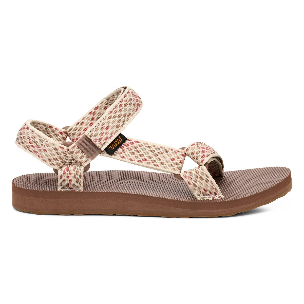 Teva Original Universal women's sandal in Chroma Sweet Corn/Caribou, side view