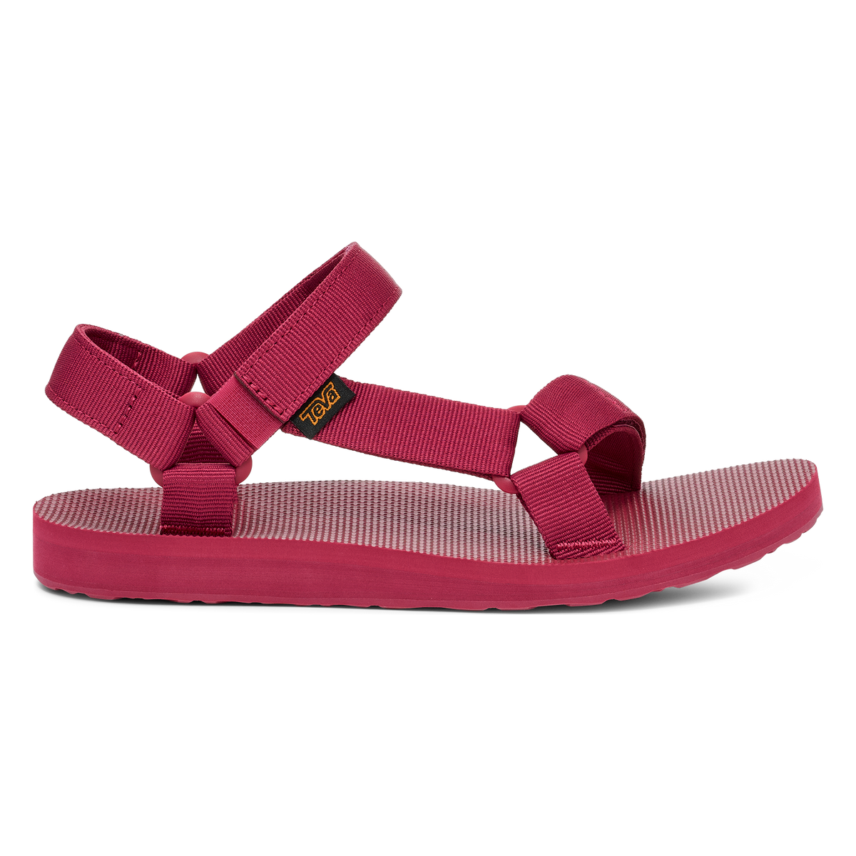 Teva Original Universal women's sandal in Cherries Jubilee, side view