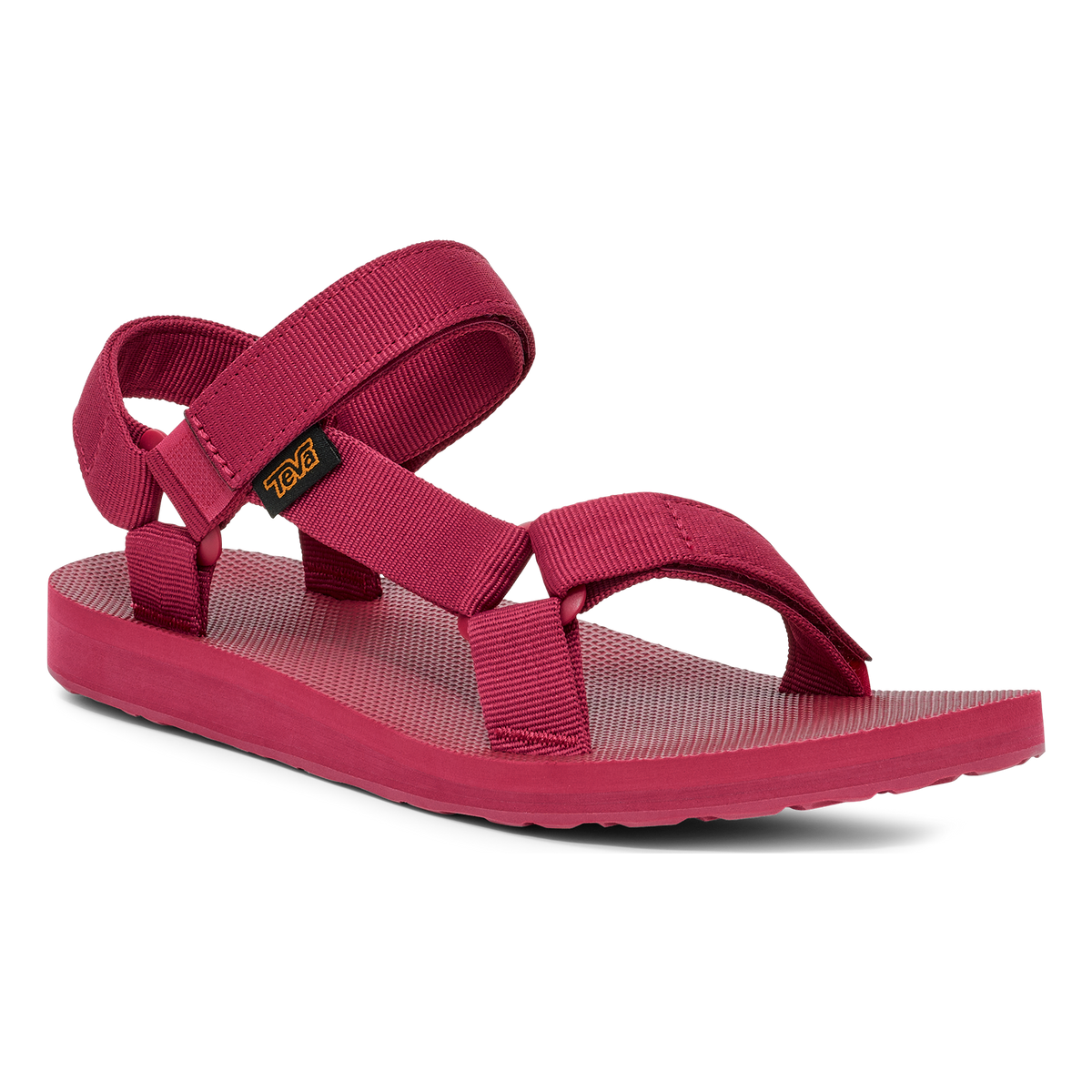 Teva Original Universal women's sandal in Cherries Jubilee, angle view