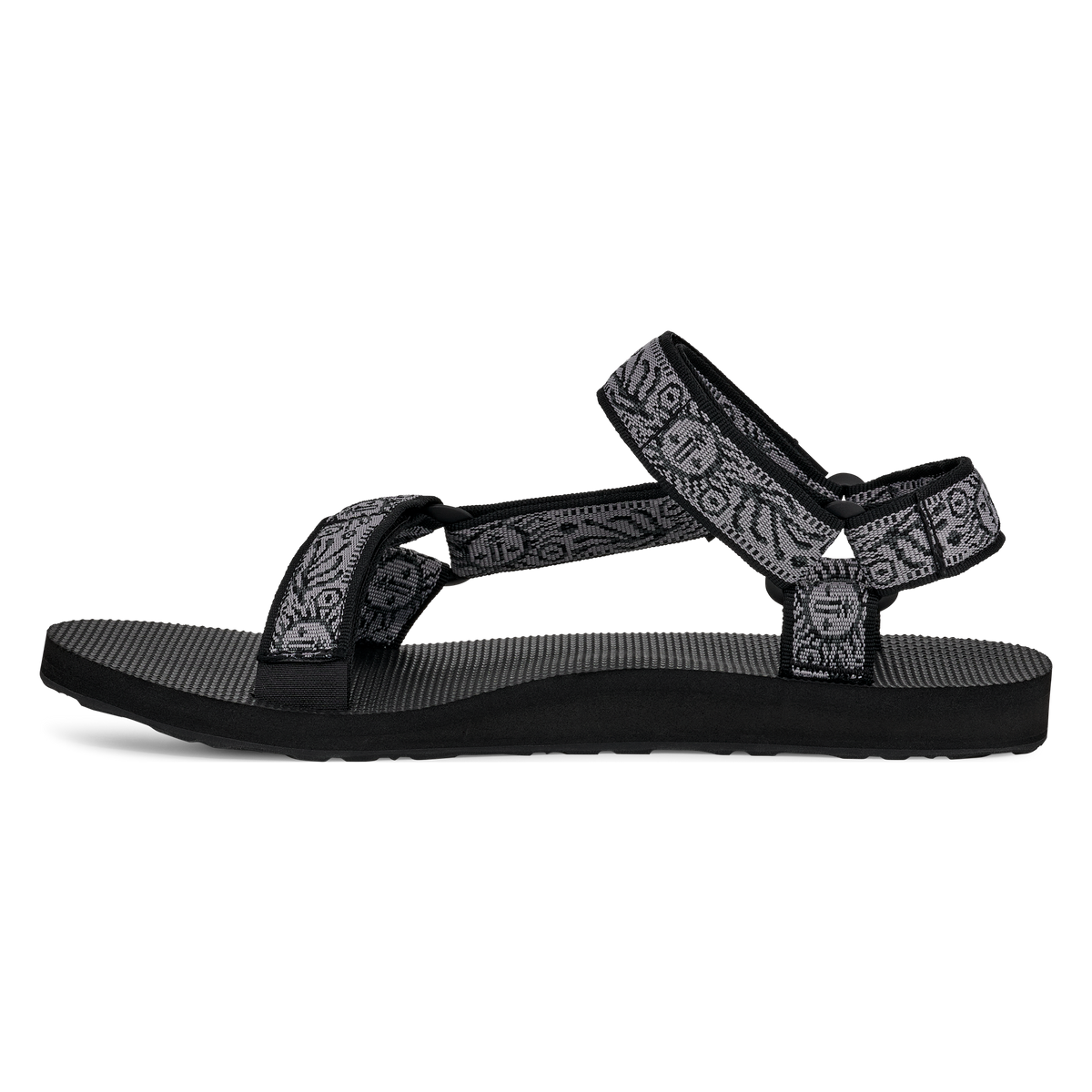 Teva Original Universal men's sandal in Windy Summer Black/Grey, inside view