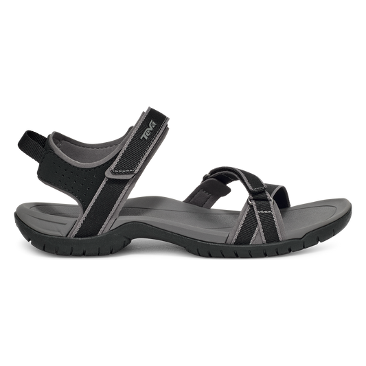Teva Verra women's sandal in Black, side view