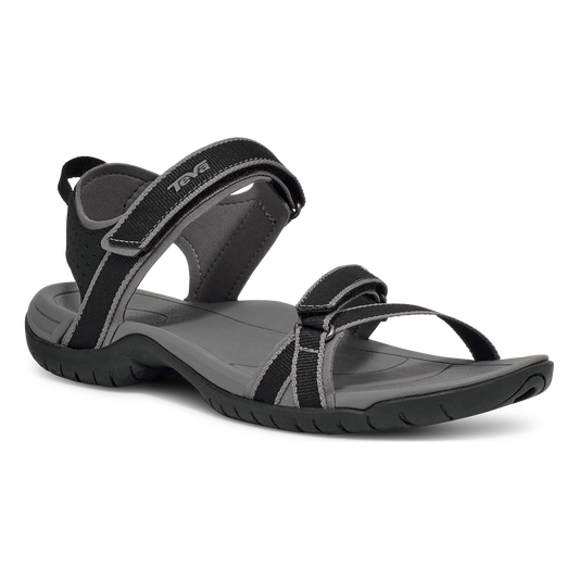 Teva Verra women's sandal in Black, angle view