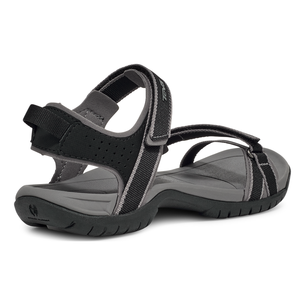 Teva Verra women's sandal in Black, back angle
