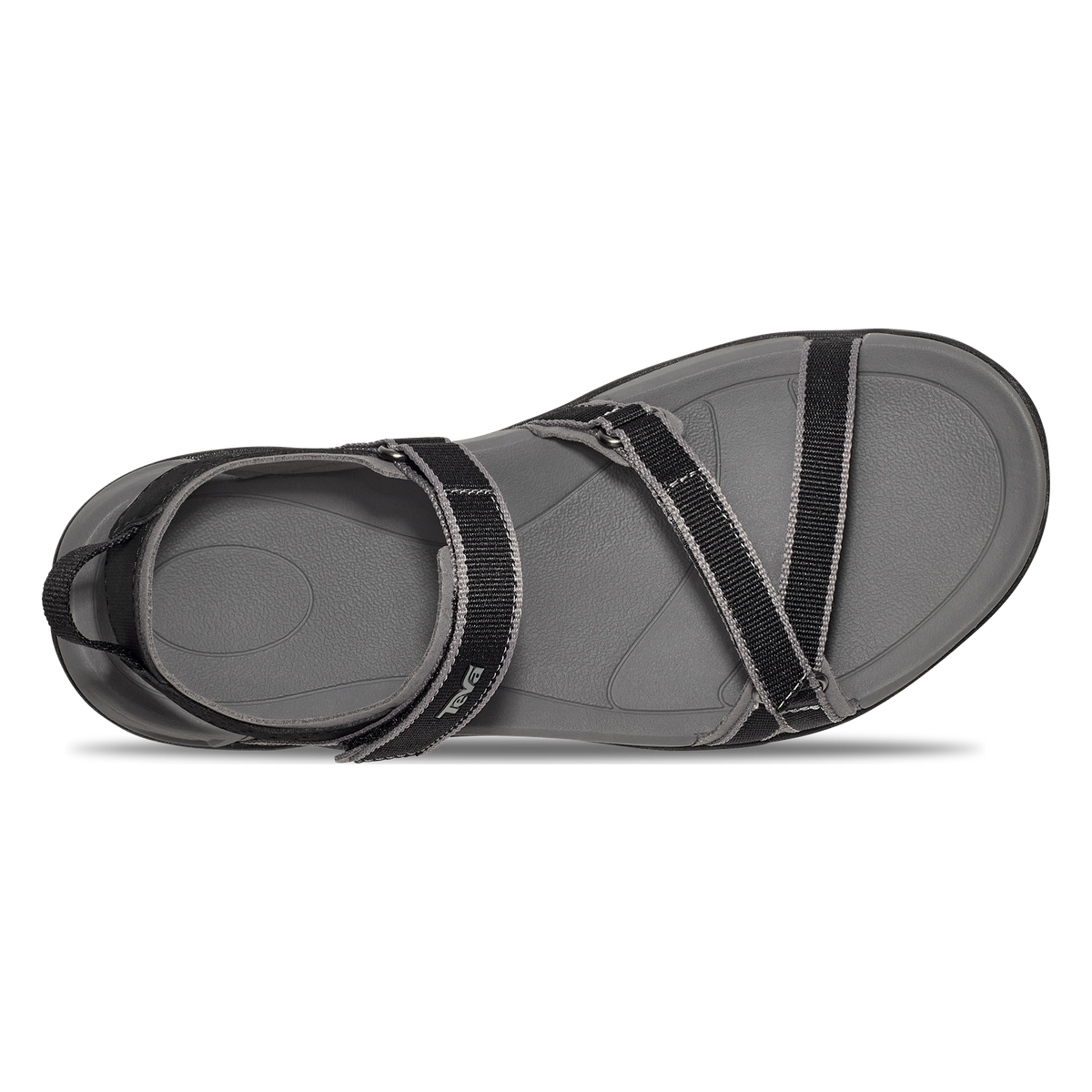 Teva Verra women's sandal in Black, top view