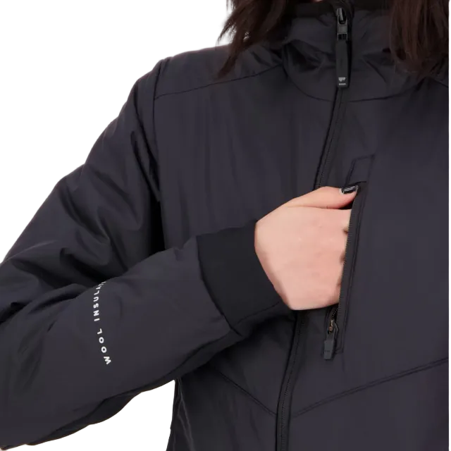 Mons Royale Arete Women's Merino Insulated Hooded Jacket - XS