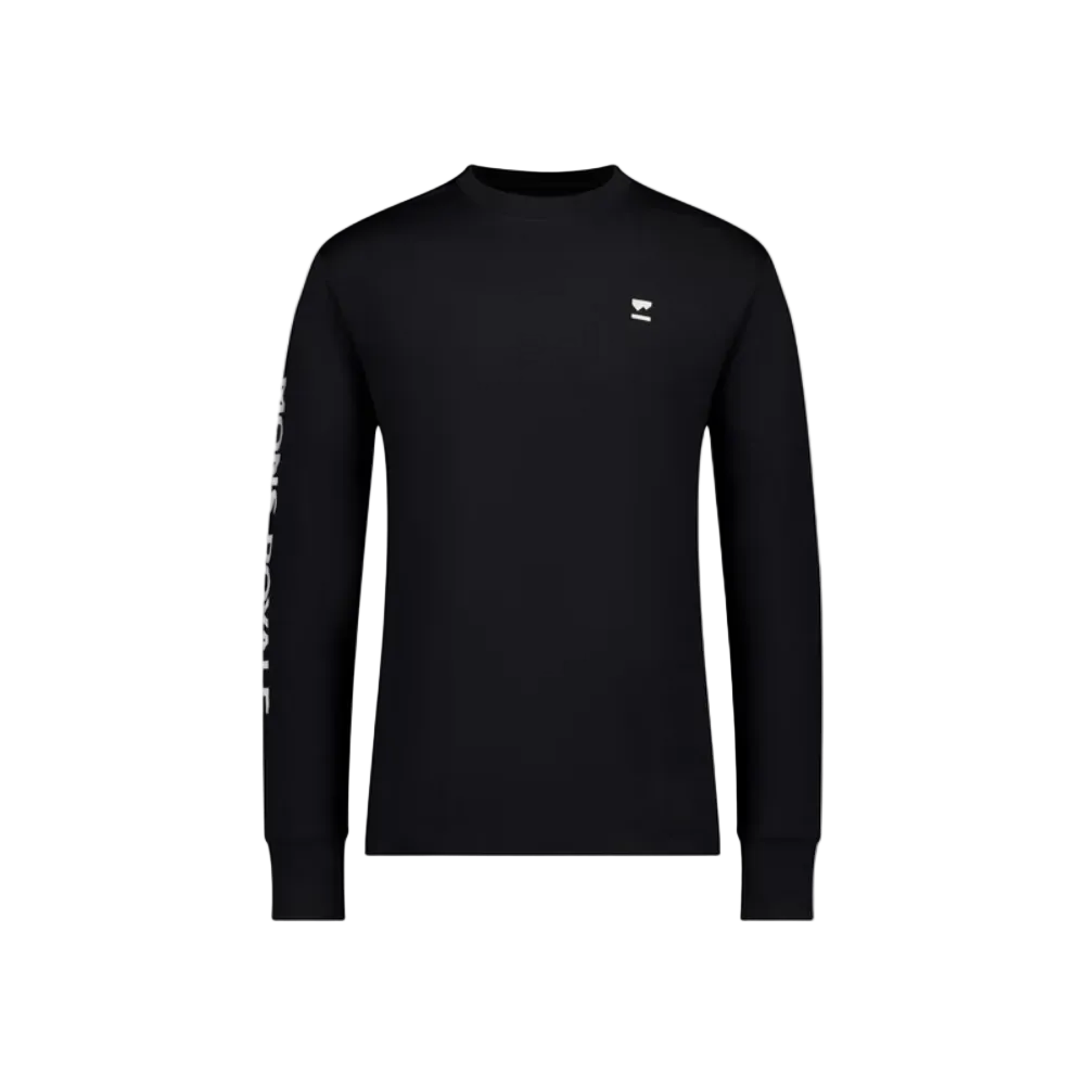 Mons Royale Yotei Men's Merino Long Sleeve Top Black
