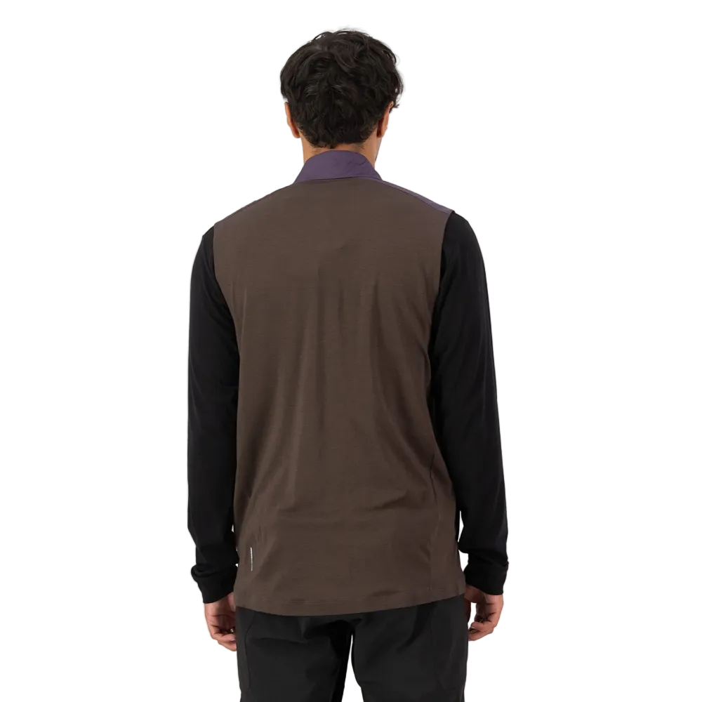 Mons Royale Men's Redwood Wind Vest - Indigo / Cedar