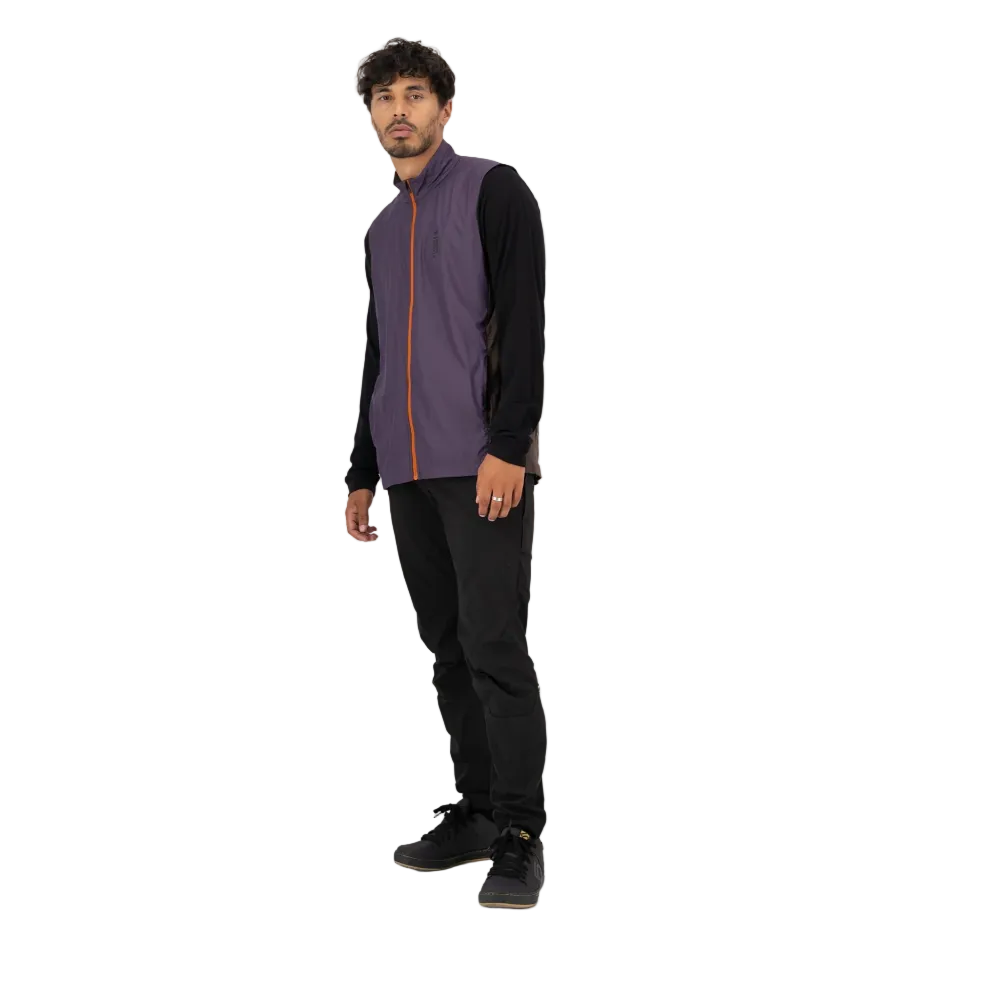 Mons Royale Men's Redwood Wind Vest - Indigo / Cedar