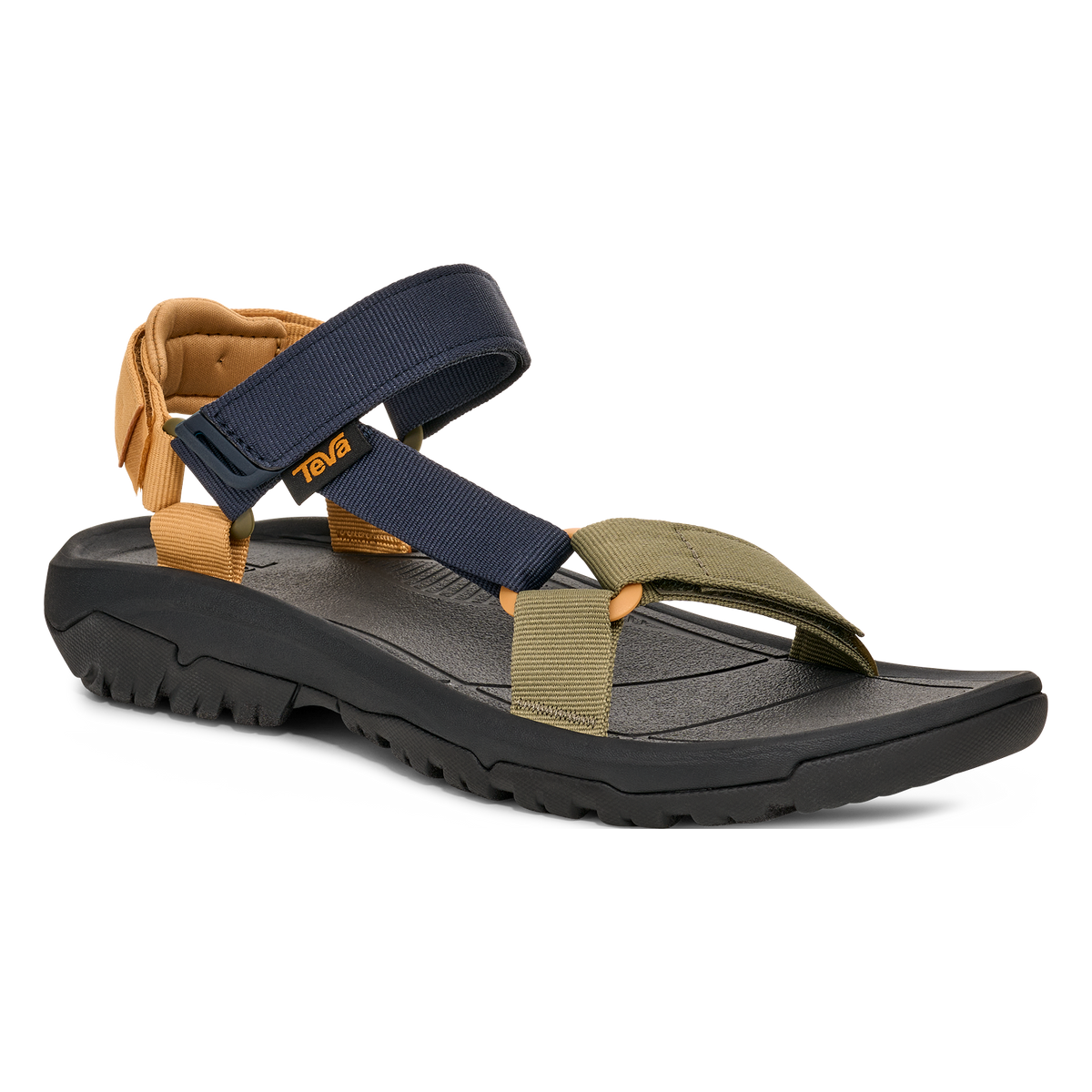 Teva Hurricane XLT2 men's sandal in Burnt Olive Multi, angle view