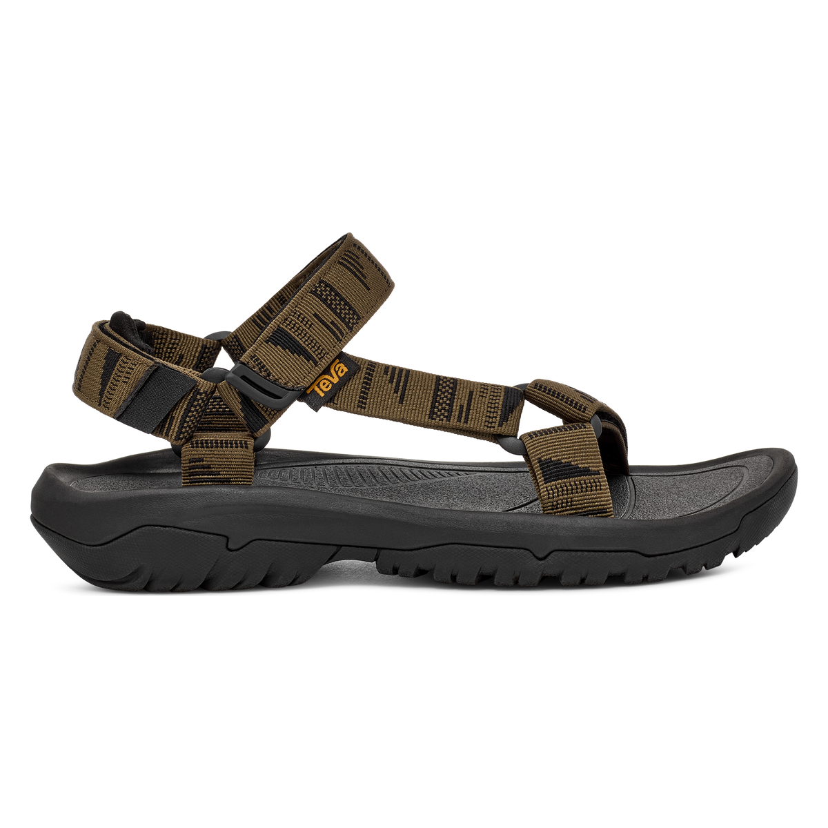 Teva Hurricane XLT2 men's sandal in Chara Dark Olive, side view