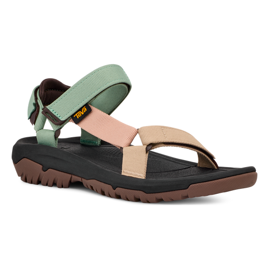 Teva Hurricane XLT2 women's sandal in Basil/Maple Multi, angle view