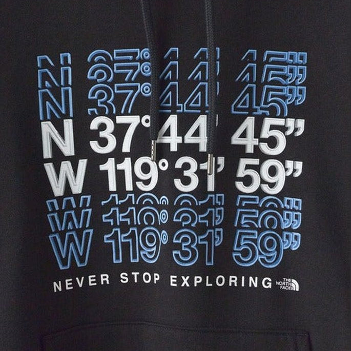 The North Face Brand Proud Men's Hoodie - Steel Blue
