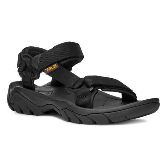 Teva Terra Fi 5 Universal women's hiking sandal in Black/Phantom, angle view