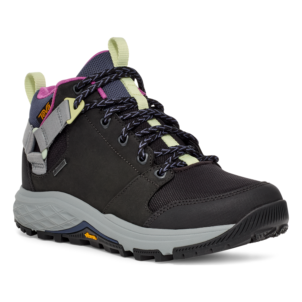 Teva Grandview GTX women's hiking boot in Caviar, angle view